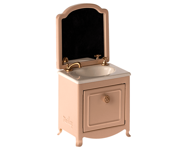 Maileg, Sink Dresser w. Mirror, Mouse - Powder