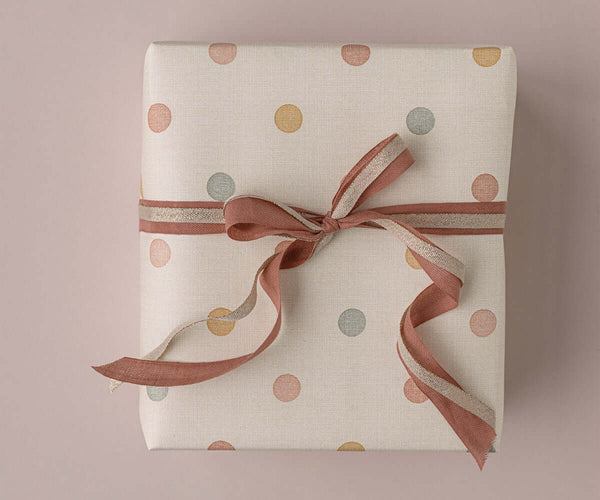 Maileg, Gift Wrap, Multi Dots - 10 m