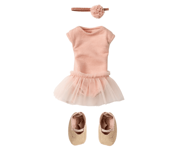 *PRE-ORDER* Maileg, Size 2, Ballet Suit & Skirt Rose (DUE END MAY)