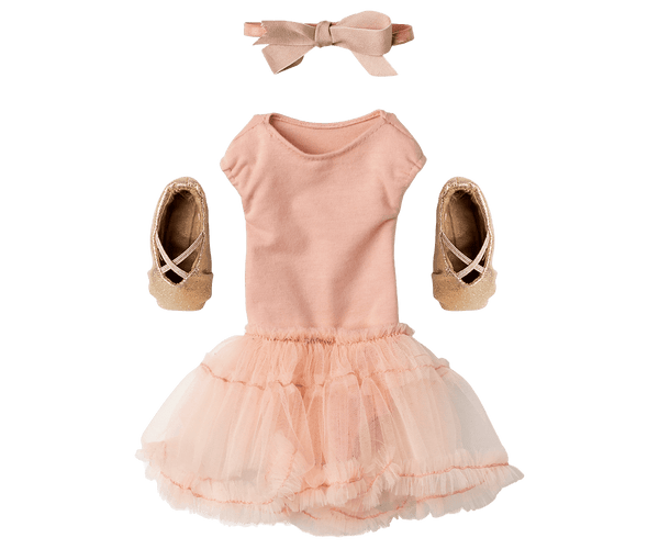 *PRE-ORDER* Maileg, Size 3 Ballet Suit & Skirt Rose (DUE END MAY)