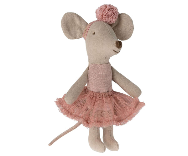 Maileg, Ballerina Mouse, Little Sister - Rose