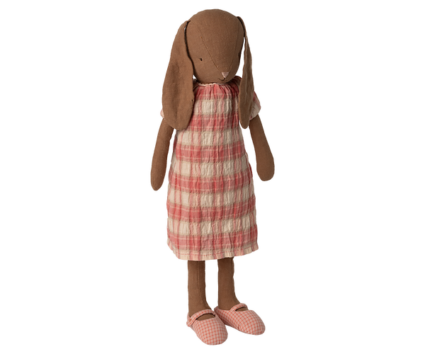 *PRE-ORDER* Maileg, Size 3 Bunny In Checked Dress (DUE END MAY)