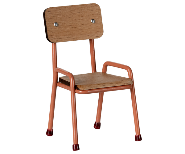 *PRE-ORDER* Maileg, Wooden Chair, Mouse - Coral (DUE LATE JAN)