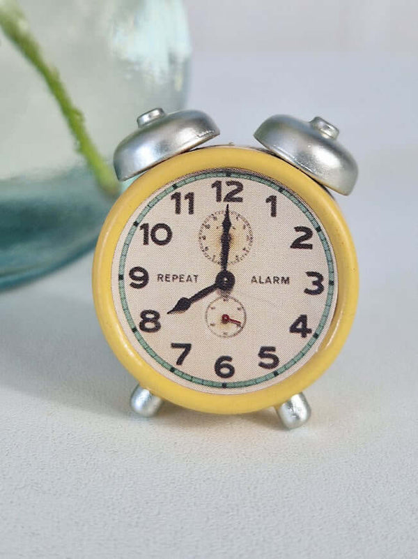 Maileg, Alarm Clock, Mouse - Yellow