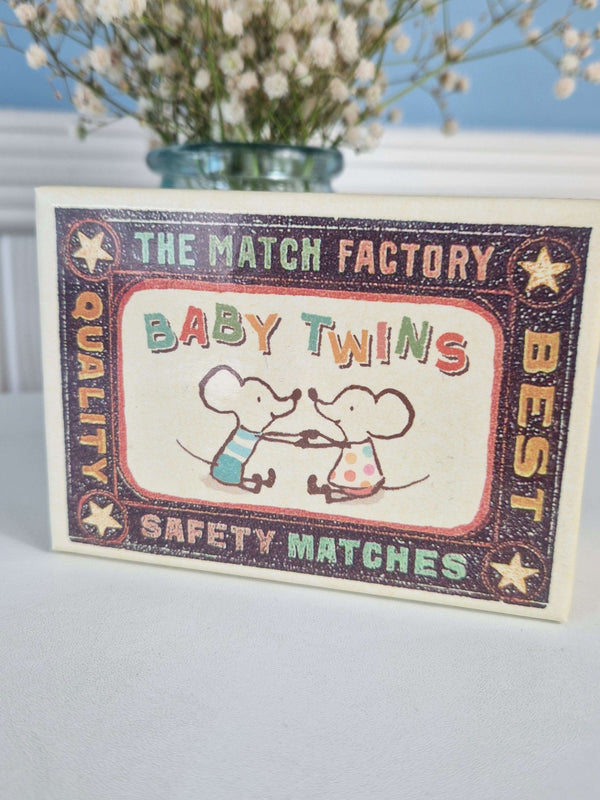 Maileg, Baby Twin Mice in Matchbox