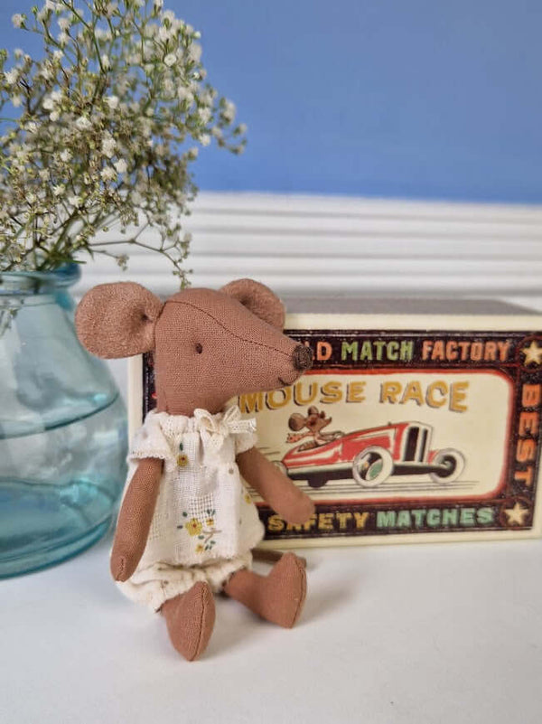 Maileg, Big Sister Mouse in Matchbox  **Mouse of the Month**