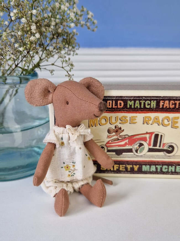 Maileg, Big Sister Mouse in Matchbox  **Mouse of the Month**