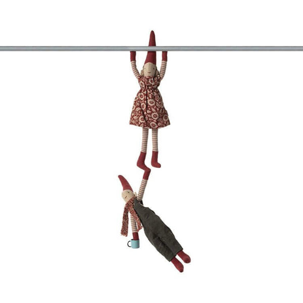 *PRE-ORDER* Maileg, Climbing Pixy Girl In Red Dress  (DUE OCT)