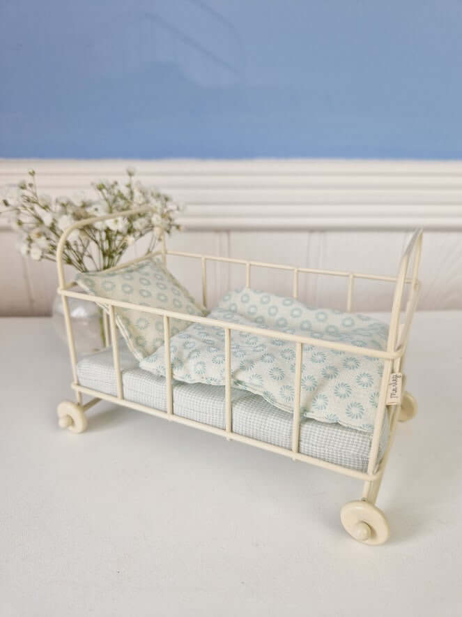 Maileg Cot Bed Micro Blue Due October