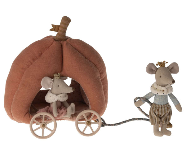 Maileg, Pumpkin Carriage, Mouse