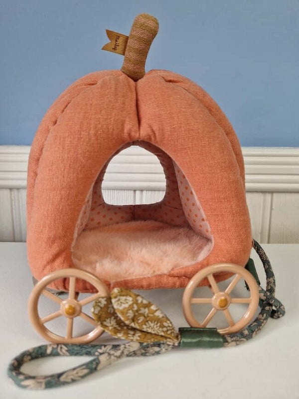 *Pre-Order* Maileg, Pumpkin Carriage, Mouse (Due AUG)