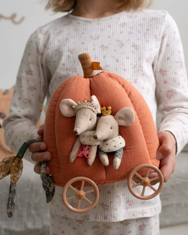 Maileg, Pumpkin Carriage, Mouse