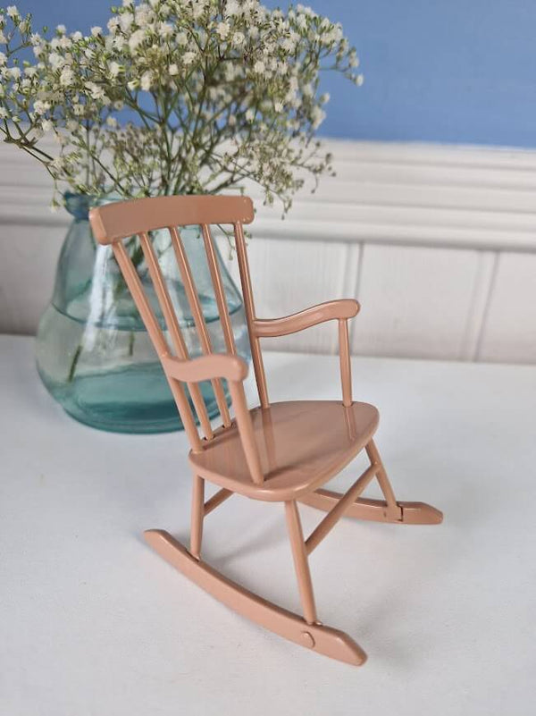 Maileg, Rocking Chair, Mouse - Dark Powder