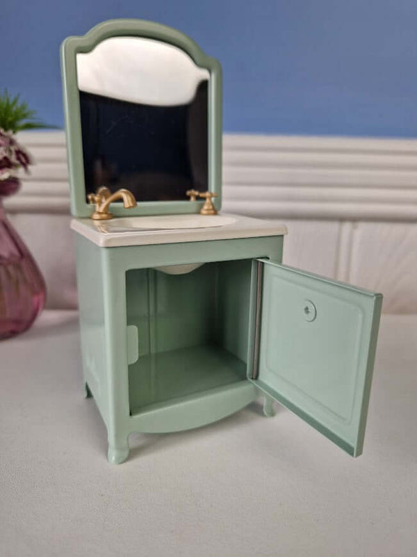 Maileg, Sink Dresser, Mouse - Mint