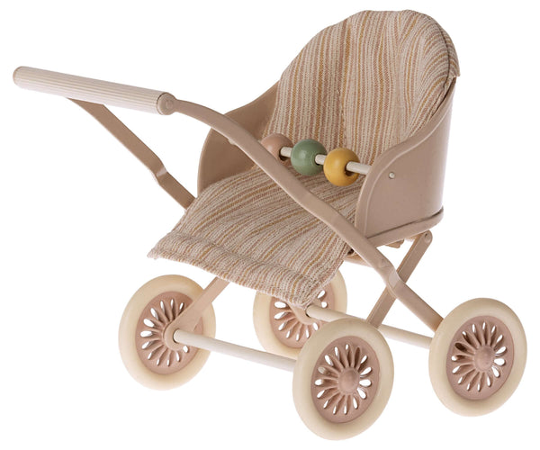 Maileg, Stroller, Baby - Rose