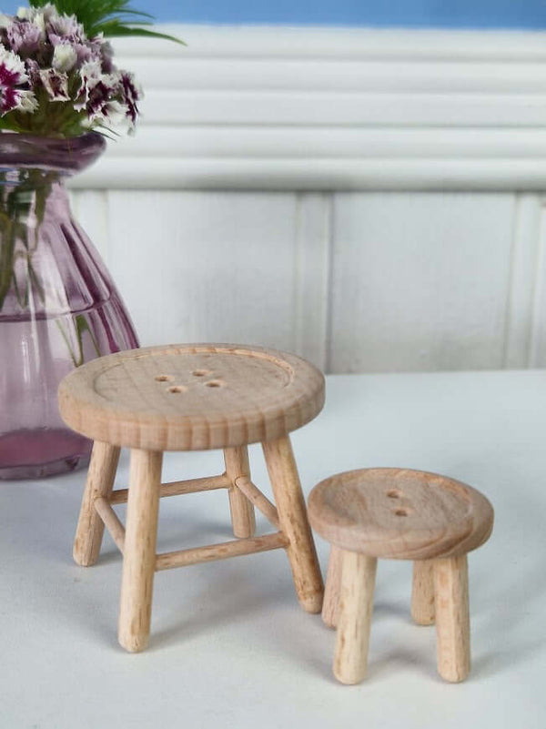Maileg, Table and Stool Set, Mouse
