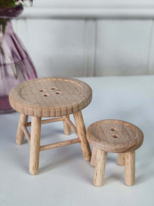 Maileg, Table and Stool Set, Mouse