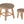 Maileg, Table and Stool Set, Mouse