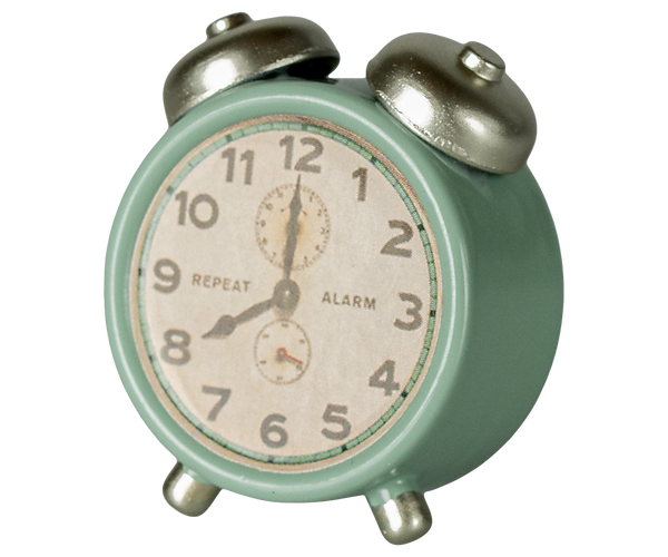 *PRE-ORDER* Maileg, Alarm Clock in Mint  (DUE LATE JAN)