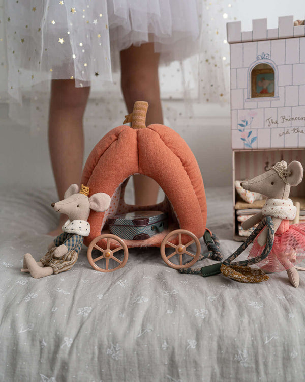 Maileg, Pumpkin Carriage, Mouse