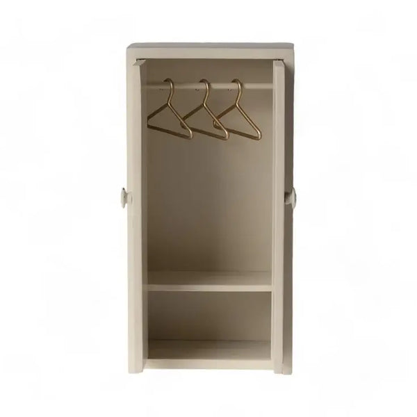 Maileg, Cream Wooden Closet (Mouse)