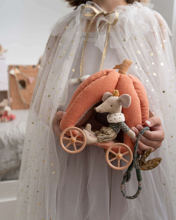 Maileg, Pumpkin Carriage, Mouse