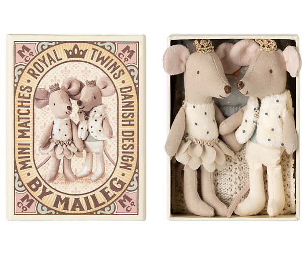 *PRE-ORDER* Maileg, Royal Twin Mice   (DUE END JAN)