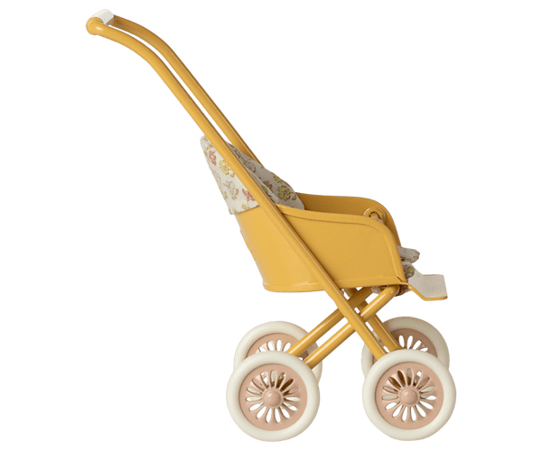 *PRE-ORDER* Maileg, Stroller Micro - Yellow (DUE END APRIL)