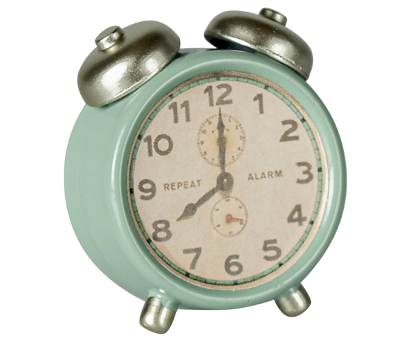 *PRE-ORDER* Maileg, Alarm Clock in Mint  (DUE LATE JAN)