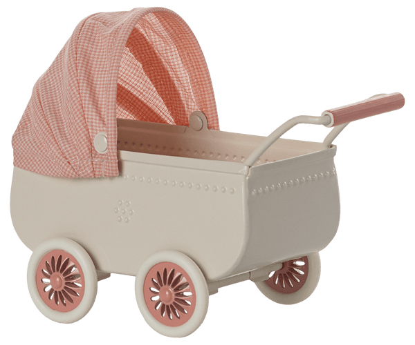 *PRE-ORDER* Maileg, Pram, Mouse - Coral (DUE END MARCH)