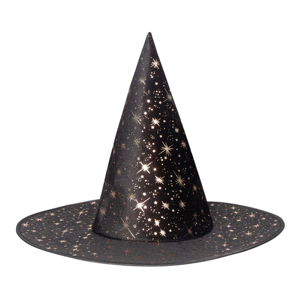 Mimi & Lula Aurora Witch Hat with sparkling star design, perfect for magical adventures and Halloween fun.