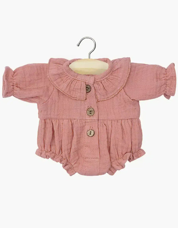 Minikane, Leonore Romper in Tea Pink