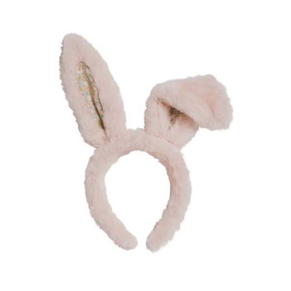 Olli Ella, Fluffle Bunny Ear Headband Pink