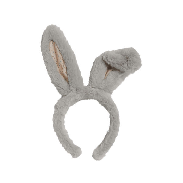 Olli Ella, Fluffle Bunny Ear Headband - Smoke