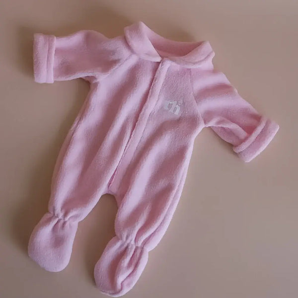 Tiny Harlow, Fleecy Onesie (Pink)