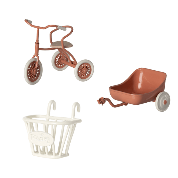 Maileg, Tricycle Bundle (Coral)