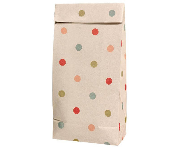 Maileg, Gift Bag W Multi Dots (Small) Set of x5 Bags