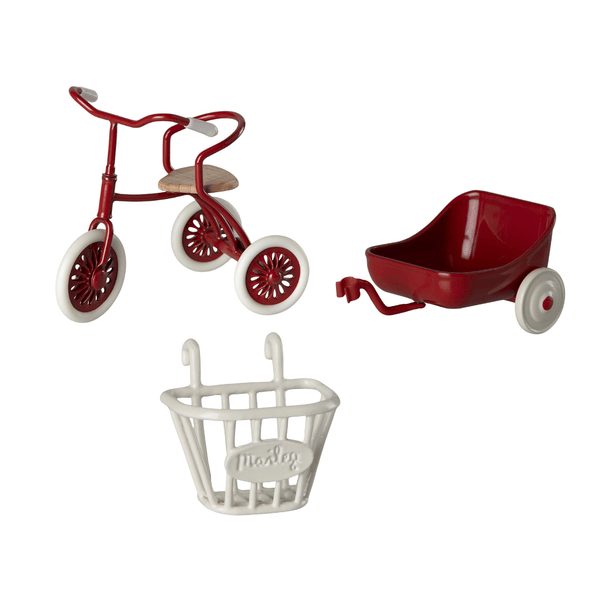 Maileg, Tricycle Bundle (Red)