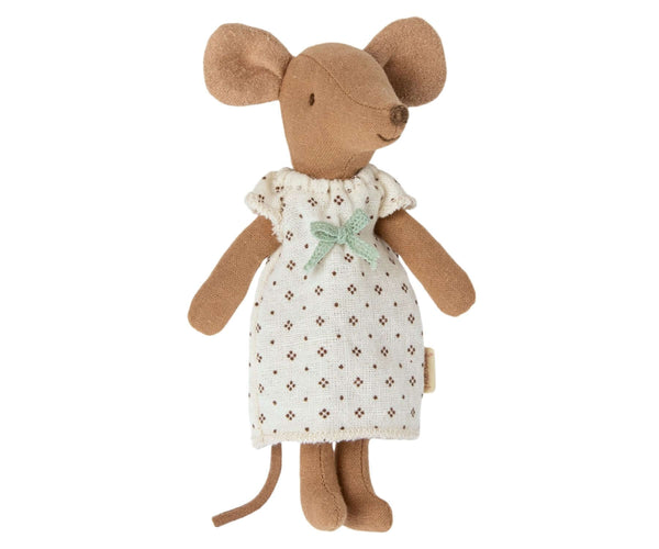 Maileg,  Big Sister Mouse w Matchbox in Nightwear