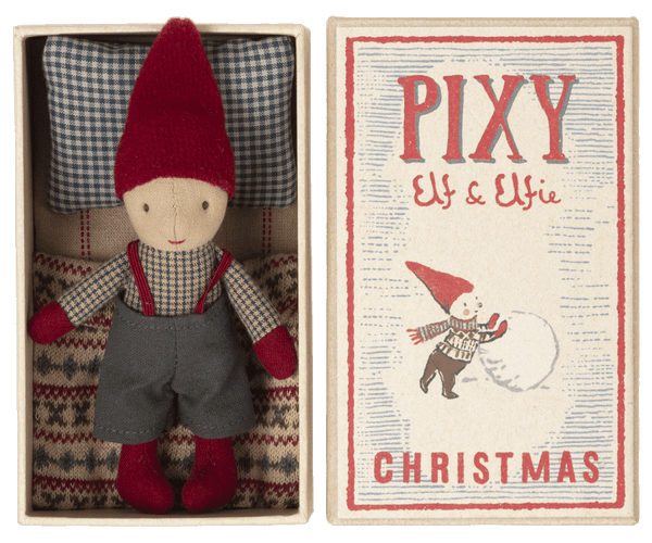 Maileg, Pixy Elf in Matchbox