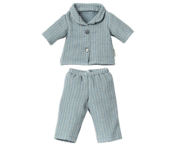 Maileg, Pyjamas for Teddy Dad (Blue)