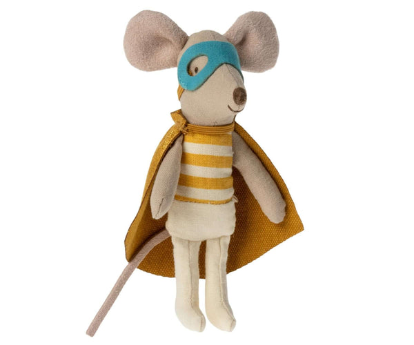 Maileg, Super Hero Mouse, Little Brother in Matchbox